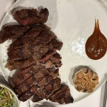 Prime & Beyond - New York Wet Aged Steak 12oz & Rice - Steakhouses Near Me - Fort Lee, New Jersey Prime & Beyond - New York Wet Aged Steak 12oz & Rice - Steakhouses Near Me - Fort Lee, New Jersey