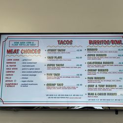 Tacos Don Beto - Menu