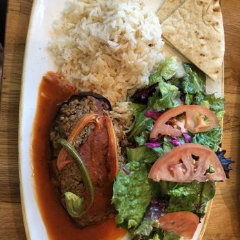 Hummus Mediterranean Kitchen - Stuffed Eggplant - Mediterranean Near Me - San Mateo, California Hummus Mediterranean Kitchen - Stuffed Eggplant - Mediterranean Near Me - San Mateo, California