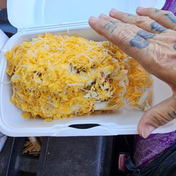 KEV-OG'Z Smoked And Loaded - This is a small green chili dog - Hot Dogs Near Me - Kingman, Arizona