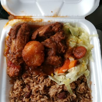 Elaine's Kitchen - Brown stew chicken, rice & peas, cabbage - Caribbean Near Me - Dallas, Texas Elaine's Kitchen - Brown stew chicken, rice & peas, cabbage - Caribbean Near Me - Dallas, Texas