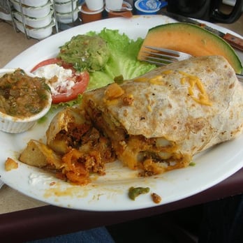 Schooner or Later - Chorizo Breakfast Burrito,,, yum! - Sandwiches Near Me - Long Beach, California