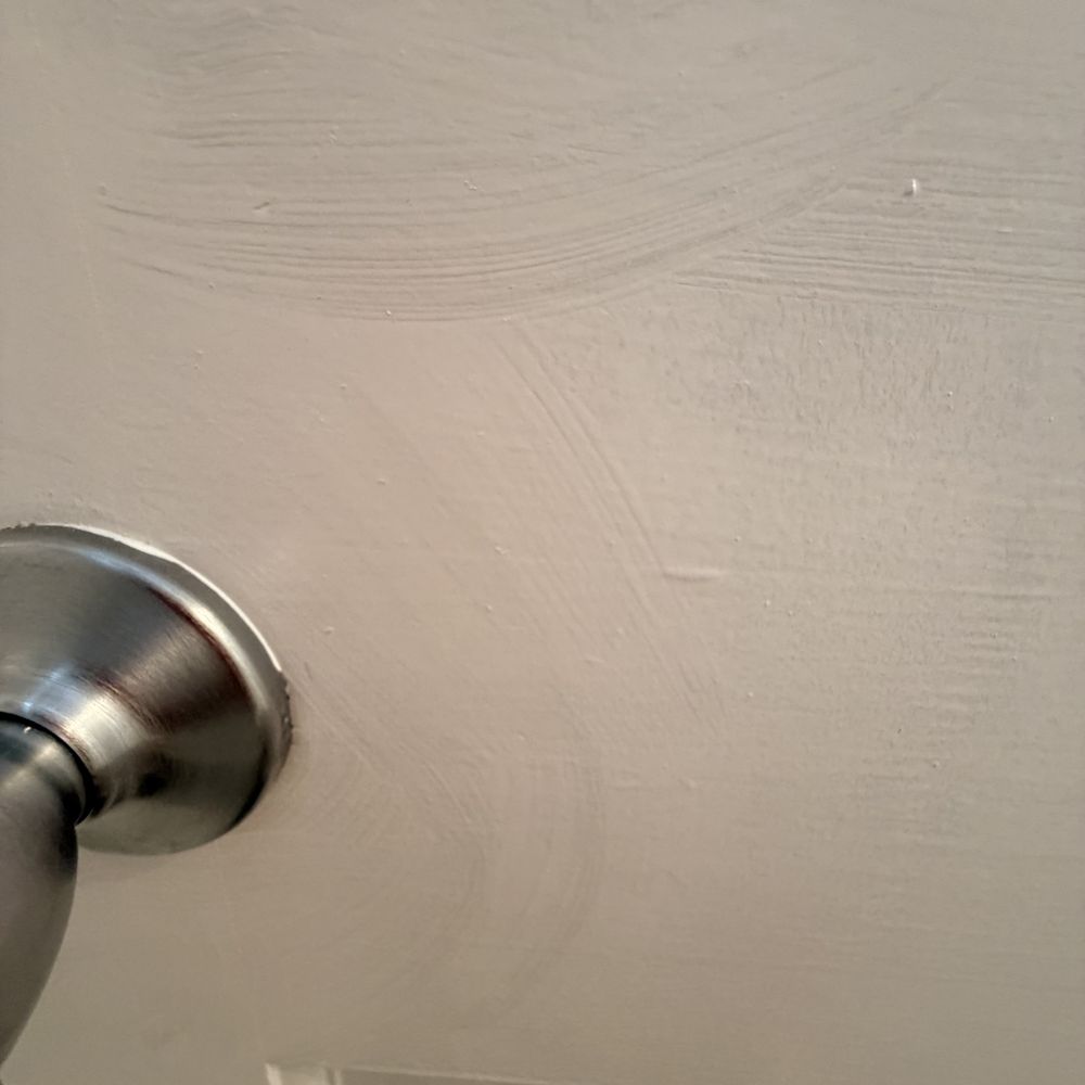 Mike's Got it - Do you see those streaks ? My 5 year old autistic son can do a better job - Painters Near Me Mike's Got it - Do you see those streaks ? My 5 year old autistic son can do a better job - Painters Near Me
