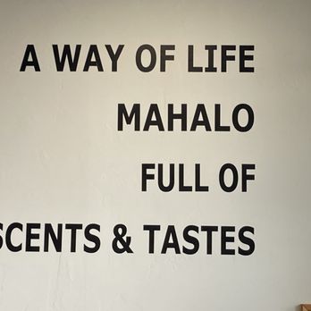 Mahalo Hawaiian Grill - The wall. - Hawaiian Near Me - Plano, Texas Mahalo Hawaiian Grill - The wall. - Hawaiian Near Me - Plano, Texas