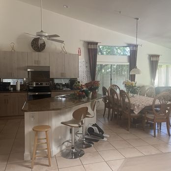 Tatum Glen Assisted Living - Another view of Kitchen and dining area and Living room all within sight to meet any needs. - Assisted Living Facilities Near Me - Phoenix, Arizona
