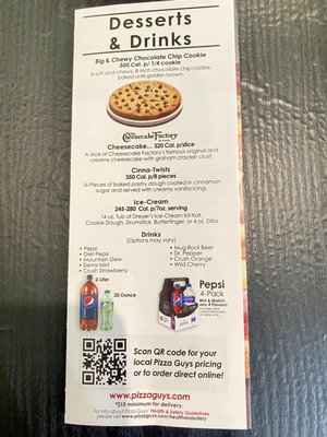 Menu photo 5 Pizza Guys Temecula, CA