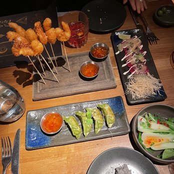The Alchemist - Shrimp pops, goyza and cured trout - Restaurants Near Me - London, XGL The Alchemist - Shrimp pops, goyza and cured trout - Restaurants Near Me - London, XGL