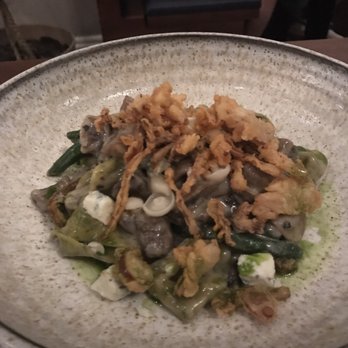 Senia - Mushroom soppressini pasta. Delish! - Cocktail Bars Near Me - Honolulu, Hawaii