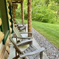 Hope Restored: A Marriage Intensive Experience - Back patio of guest room.