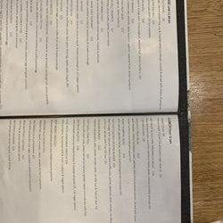 Pasture of Balmoral - Menu