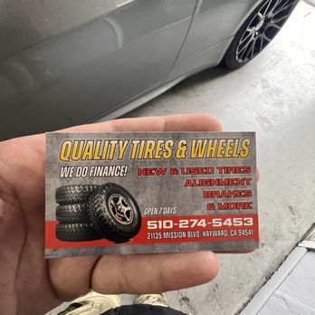 Quality Tires & Wheels - PLEASE COME HERE F*** ALL OTHER SHOPS!!!! - Tires Near Me - Hayward, California Quality Tires & Wheels - PLEASE COME HERE F*** ALL OTHER SHOPS!!!! - Tires Near Me - Hayward, California