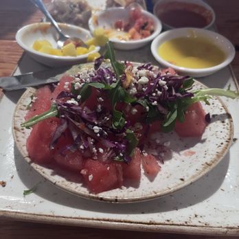 Posada Alta Cocina - Watermelon Salad - Desserts Near Me - Livermore, California Posada Alta Cocina - Watermelon Salad - Desserts Near Me - Livermore, California