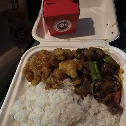 Orange Chicken Black Pepper Angus Steak