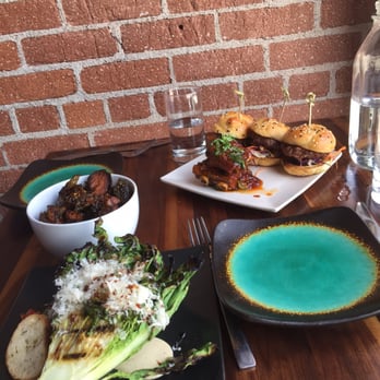 Centro Bar & Kitchen - Venison sliders, crispy Brussels sprouts and grilled Caesar. Love it! - Tapas/Small Plates Near Me - Reno, Nevada