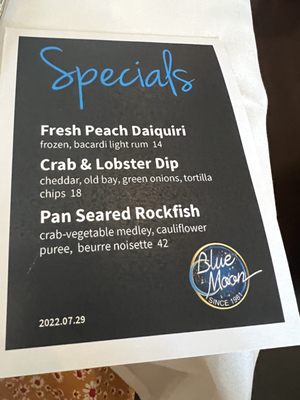 Menu photo 6 Blue Moon Rehoboth Beach, DE Menu photo 6 Blue Moon Rehoboth Beach, DE