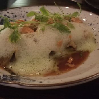 Sparrow + Wolf - Beefcheak and Bonemarrow Dumplings - New American Near Me - Las Vegas, Nevada Sparrow + Wolf - Beefcheak and Bonemarrow Dumplings - New American Near Me - Las Vegas, Nevada
