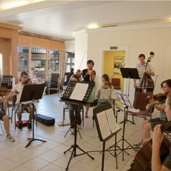 KC Strings - Ensemble music in the studio.