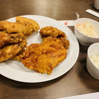 Bonchon Allston - Small combo wings and strip - Korean Near Me - Allston, Massachusetts