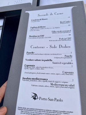 Menu photo 2 Porto San Paolo Sciacca, AG