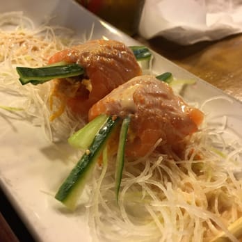 Sushi Junai - STRIP SALMON. Riceless! Comes with 4 per order - Sushi Bars Near Me - Austin, Texas Sushi Junai - STRIP SALMON. Riceless! Comes with 4 per order - Sushi Bars Near Me - Austin, Texas