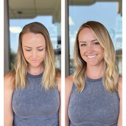Lana Hair Stylist - Balayage touchup and face frames for this beauty