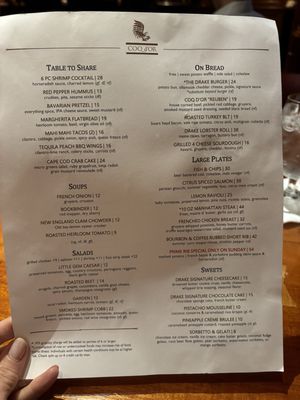 Menu photo 3 Coq D'or Restaurant & Lounge Chicago, IL