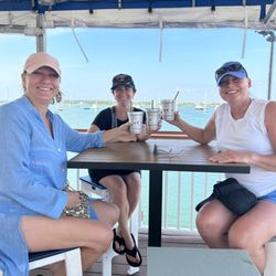 Champlin's Marina & Resort - Sitting on the upper deck enjoying our mudslides