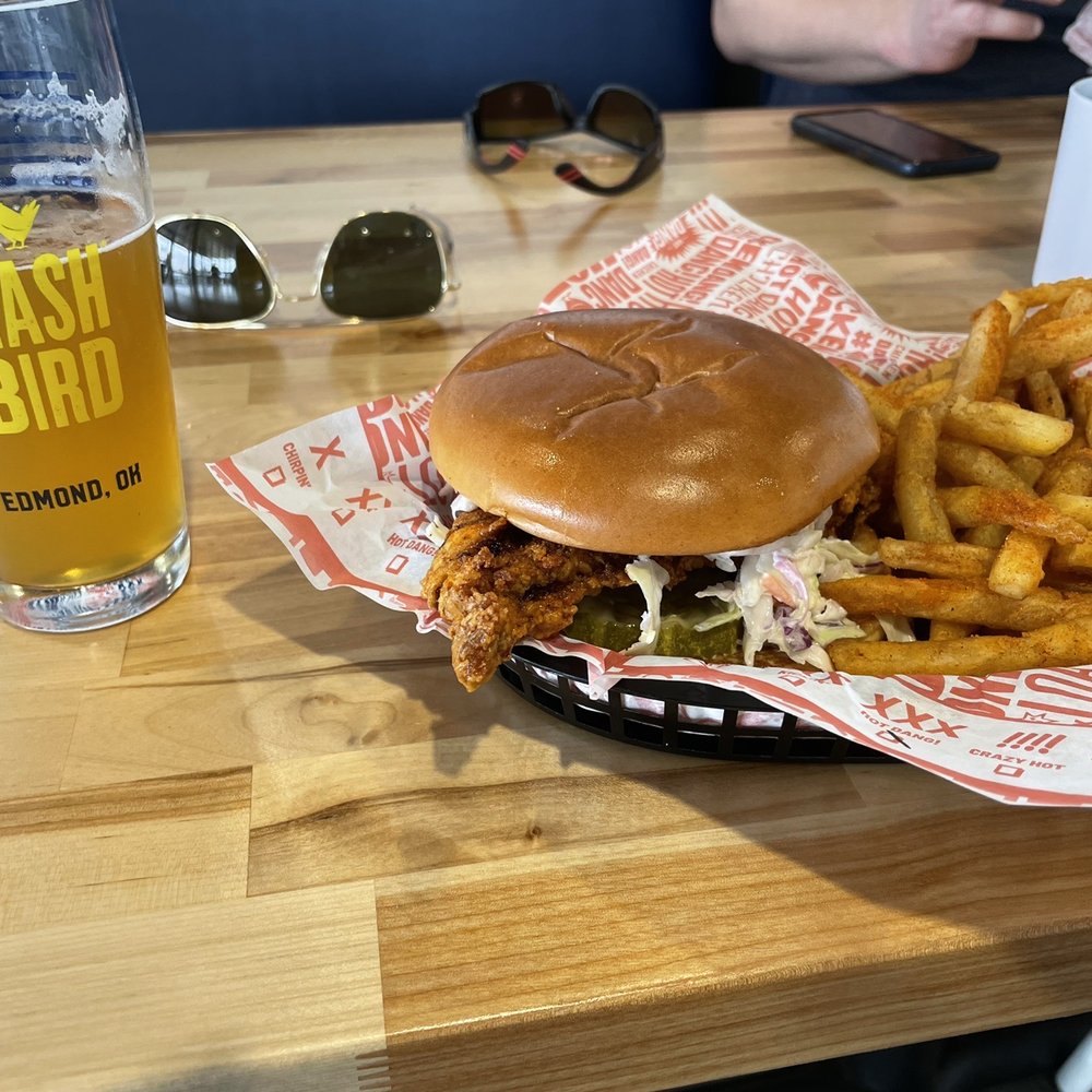 Nashbird - Chicken sandwich. Seasoned fried. Orange ipa - Southern Near Me - Oklahoma City, Oklahoma Nashbird - Chicken sandwich. Seasoned fried. Orange ipa - Southern Near Me - Oklahoma City, Oklahoma
