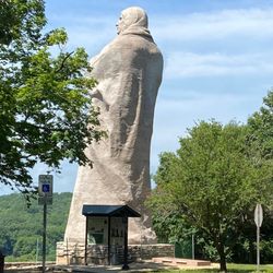 Lowden State Park - Back side of statue from parking