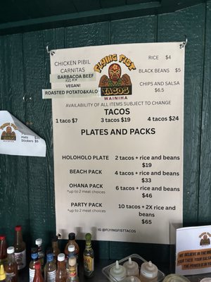 Menu photo 3 Flying Fist Tacos Hanalei, HI Menu photo 3 Flying Fist Tacos Hanalei, HI