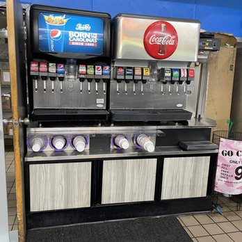 Shell - a soda dispenser in a store - Gas Stations Near Me - Charlotte, North Carolina