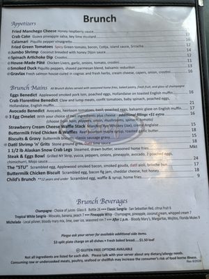 Menu photo 7 The Reef Saint Augustine, FL