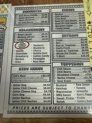 Menu photo 2 Dad's Hot Dogs Stockton, CA Menu photo 2 Dad's Hot Dogs Stockton, CA