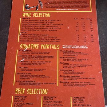 Spotted Donkey Cantina - Menu - Mexican Near Me - Clearwater Beach, Florida