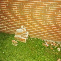 Simple Life Specialty Service And Remodel - Bricks directly underneath open wall area.