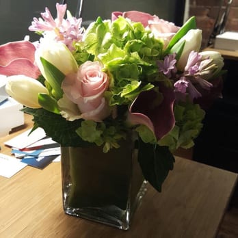 Blue Water Flowers - My friend took this photo of the beautiful arrangement Blue Water delivered for her birthday! - Florists Near Me - New York, New York Blue Water Flowers - My friend took this photo of the beautiful arrangement Blue Water delivered for her birthday! - Florists Near Me - New York, New York