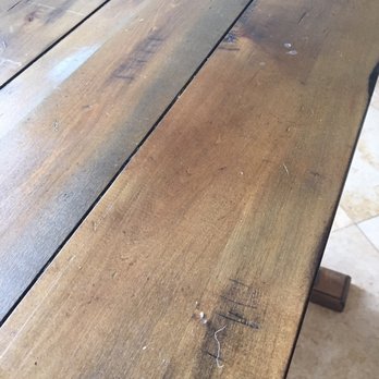 Green Clean - Table still dirty - milk spots from my toddler and debris - Home Cleaning Near Me - Phoenix, Arizona