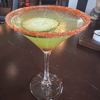 La Corriente Cevichería Nais - Cucumber Martini (refreshing!) - Seafood Near Me - Tijuana, BCN