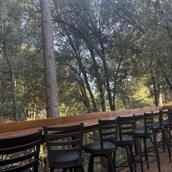 The Peak Restaurant and Bar - View from our table outside - Steakhouses Near Me - Idyllwild, California The Peak Restaurant and Bar - View from our table outside - Steakhouses Near Me - Idyllwild, California