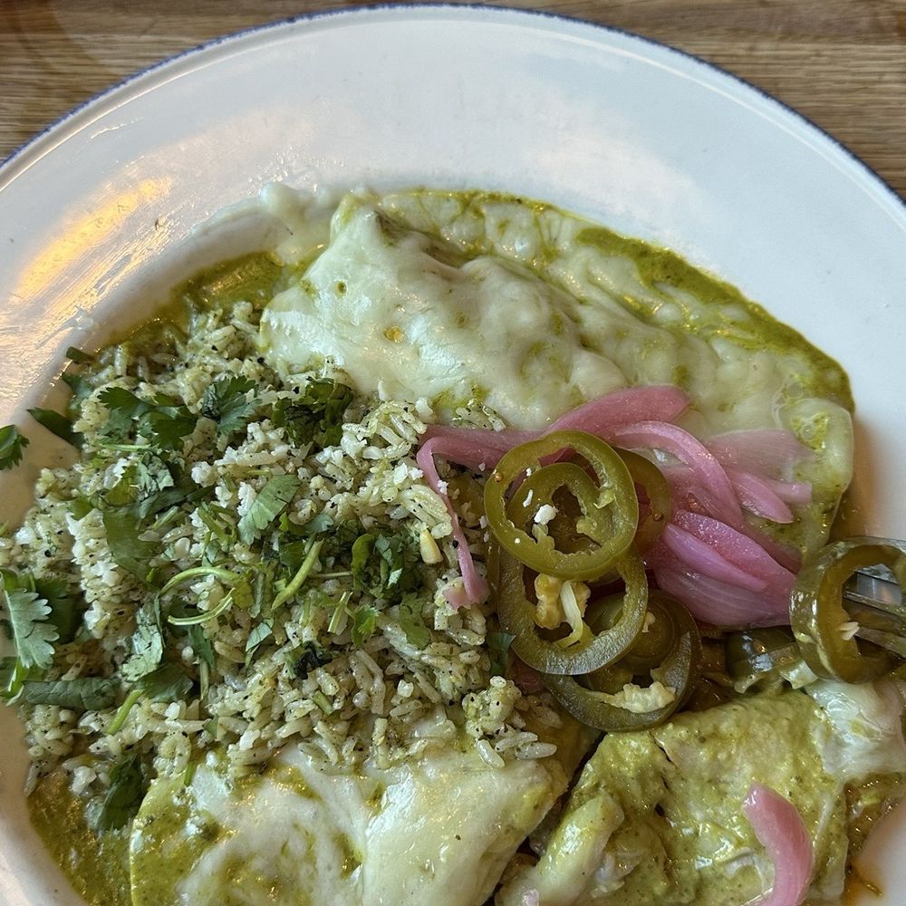 Salt Traders Zilker - Shrimp enchiladas - Seafood Near Me - Austin, Texas