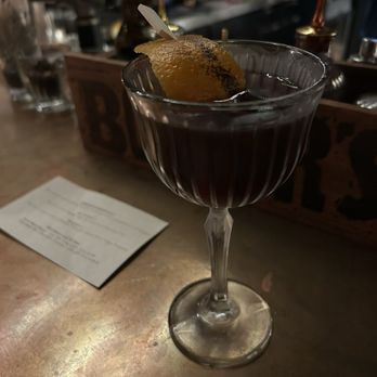 The Good Wolf - Charred Boulevardier - New American Near Me - Chicago, Illinois