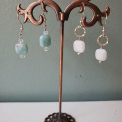 Kukana's Kreations - Larimar earrings