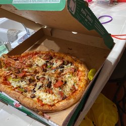 Papa Johns Pizza - Delivery dropped it and still delivered like the Papa John's pizza