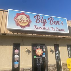 Big Ben's Dessert and Ice Cream - Location of the business!