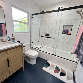Popular Bathroom - After photo of our main bathroom renovation. What a transformation! - General Contractors Near Me - Encino, California