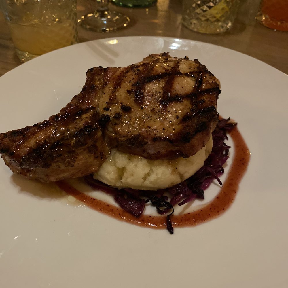 Caribbean Fish Market - Apple Bacon Stuffed Pork Chop - Seafood Near Me - St. Thomas, Virgin Islands Caribbean Fish Market - Apple Bacon Stuffed Pork Chop - Seafood Near Me - St. Thomas, Virgin Islands