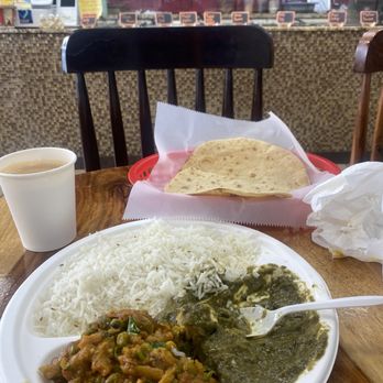 Saattvik Indian Dhaba - 2 non paneer thali + chai (15.00) - Vegetarian Near Me - Fremont, California Saattvik Indian Dhaba - 2 non paneer thali + chai (15.00) - Vegetarian Near Me - Fremont, California