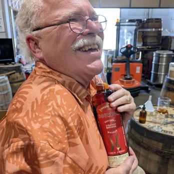 Dueling Grounds Distillery - My husband is very happy. Either from all the tastings which were liberally poured. Or for the fact that he got to bottle his own bourbon. - Distilleries Near Me - Franklin, Kentucky