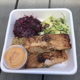 Salmon bowl