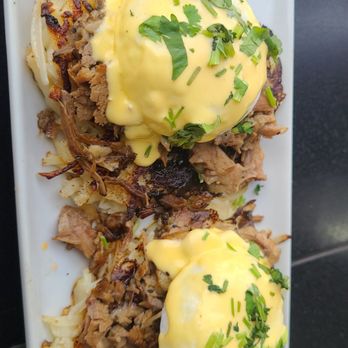 The Pig & The Sprout - Grandma mae brisket benny - American Near Me - Denver, Colorado